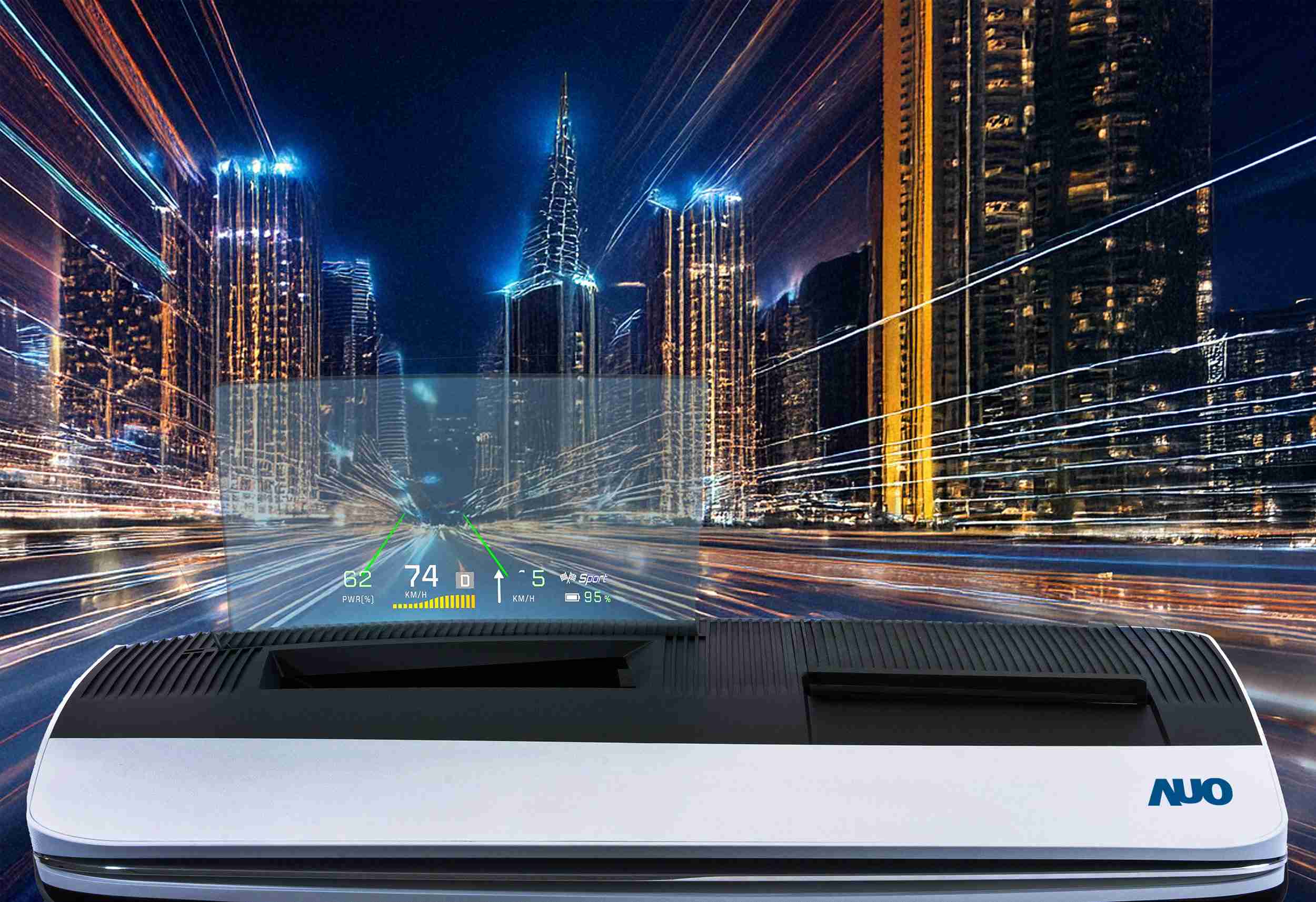 赏金国际推出13吋Micro LED抬头显示器，，，提供高入眼亮度、、、、高色彩饱和度的显示质量，，在阳光下或黑暗中都清晰可见，，并利用Micro LED模块体积小的优势，，，，解决车用空间有限的痛点