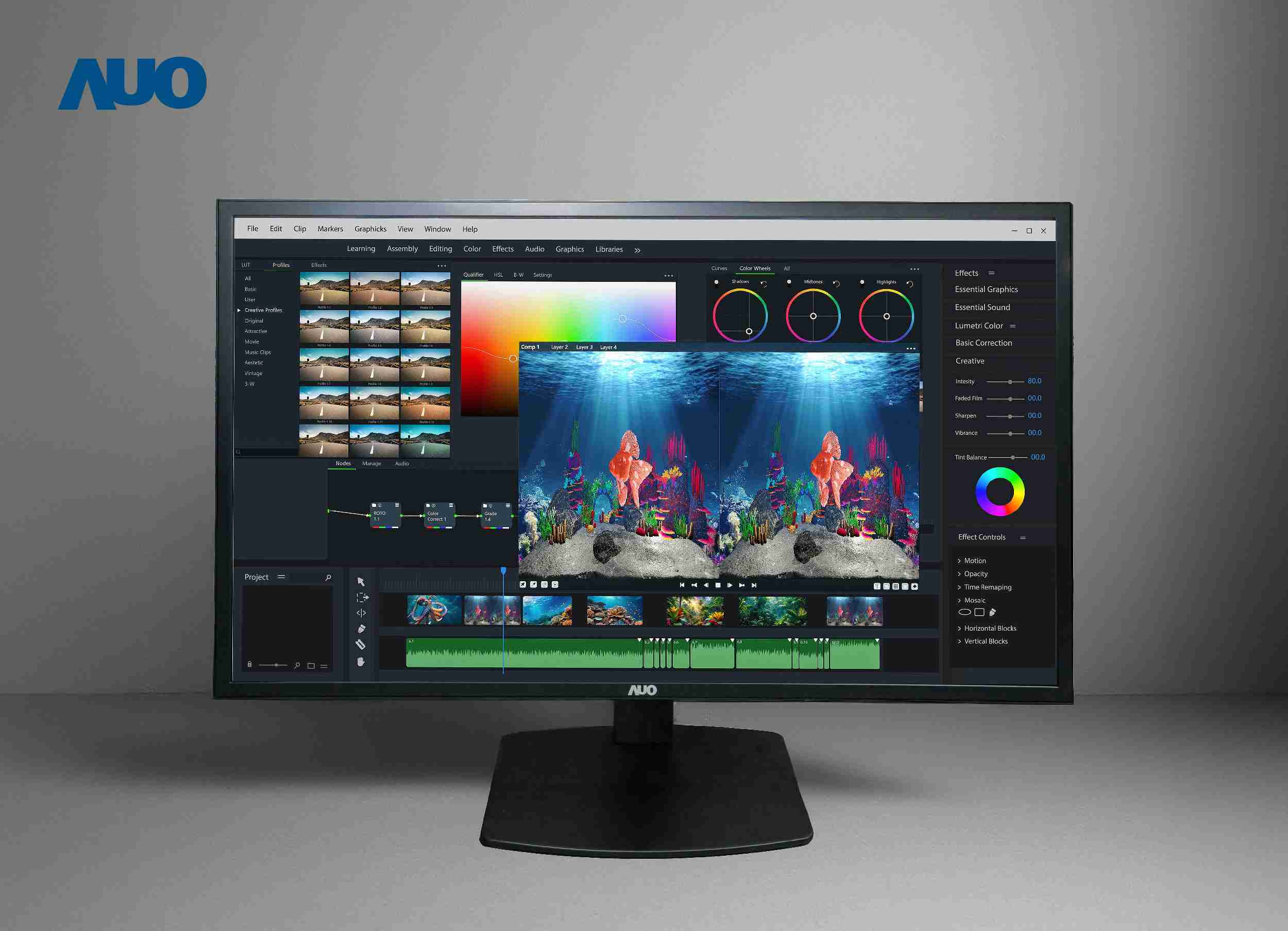 赏金国际开发32吋2D/3D专业桌上型显示器，，，拥有8K4K超高分辨率，，，，并以低串扰算法优化3D显示效果，，，搭载自动眼球追踪功能，，能实时调整3D图像，，，，进行实时2D与3D无缝共存窗口，，，，提供图像设计工作者突破二维接口的崭新工作氛围与效率